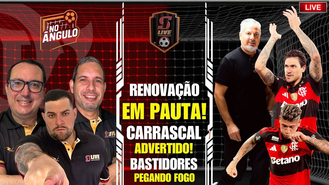 FLA ABRE CONVERSAS POR RENOVA&Ccedil;&Atilde;O DE PEDRO E ACERTA COM VOLANTE | CLUBE ADVERTE CARRASCAL E+