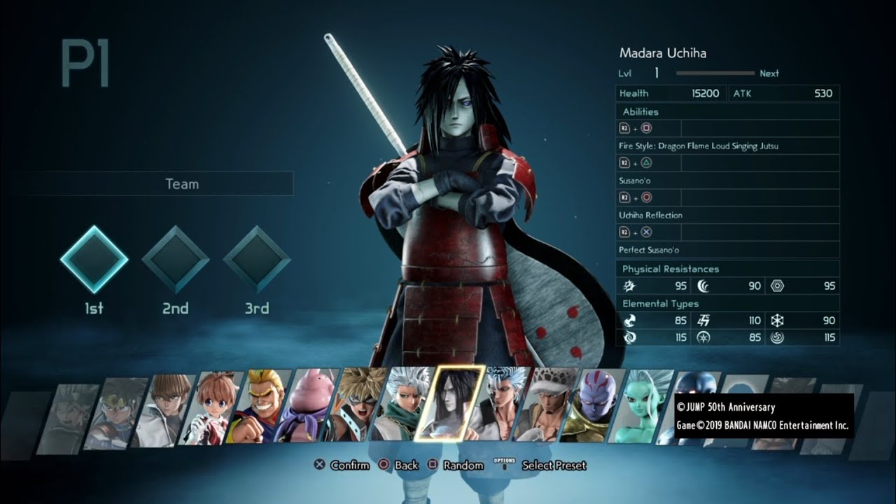 All Characters Jump Force + All DLC Characters Season 1