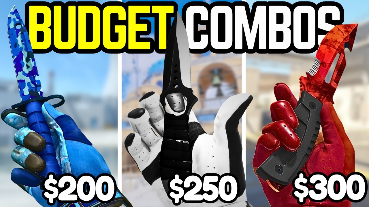 BEST CHEAP Knife & Glove Combos Under $300 in 2026 (CS2 Budget Combos)