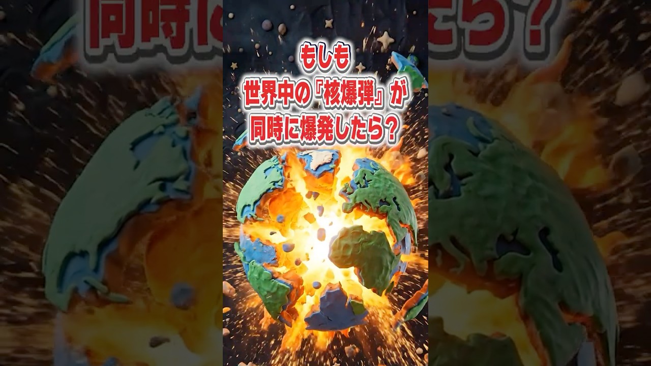 【もしも検証】世界中の『核爆弾』が同時に爆発したら？