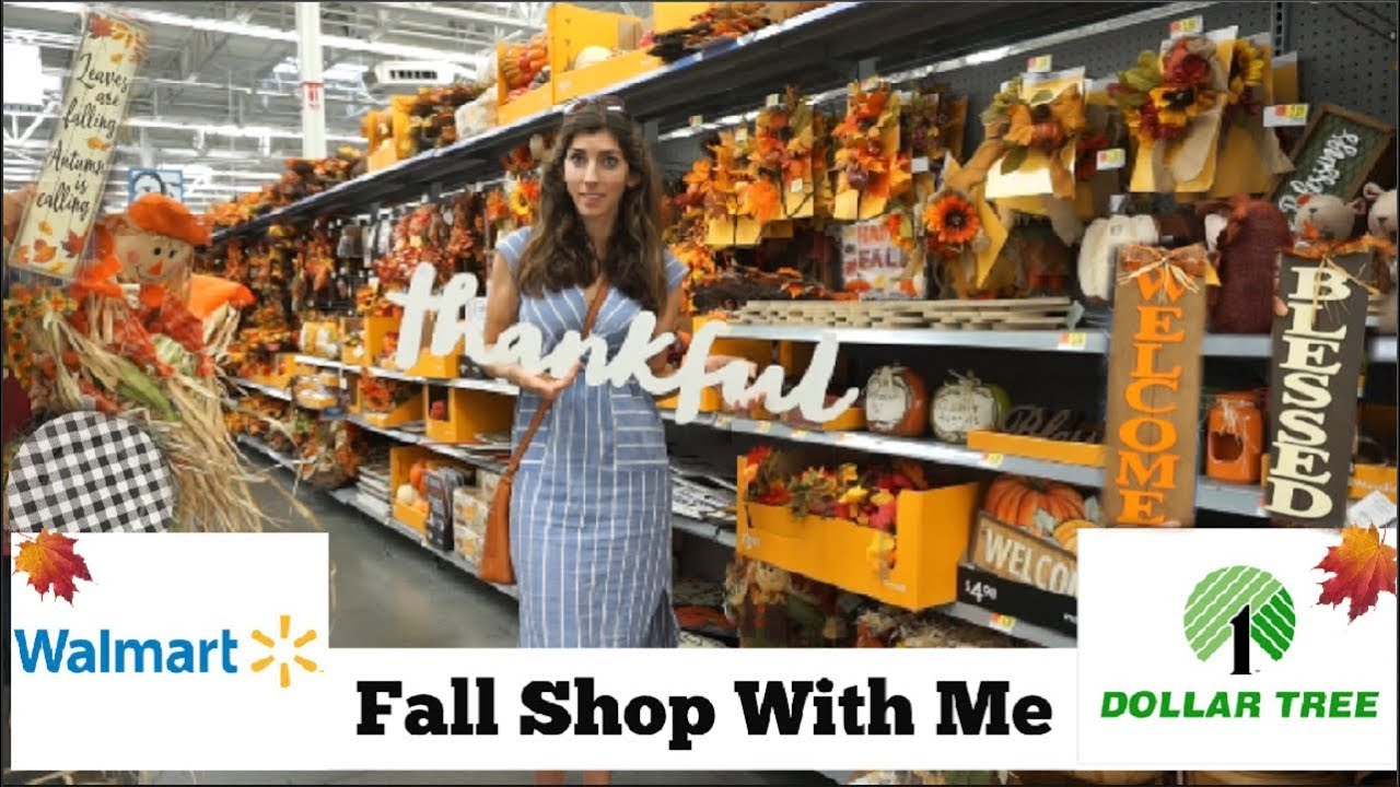 Fall Shop With Me Walmart & Dollar Tree | Fall Decor 2018 | Momma From Scratch