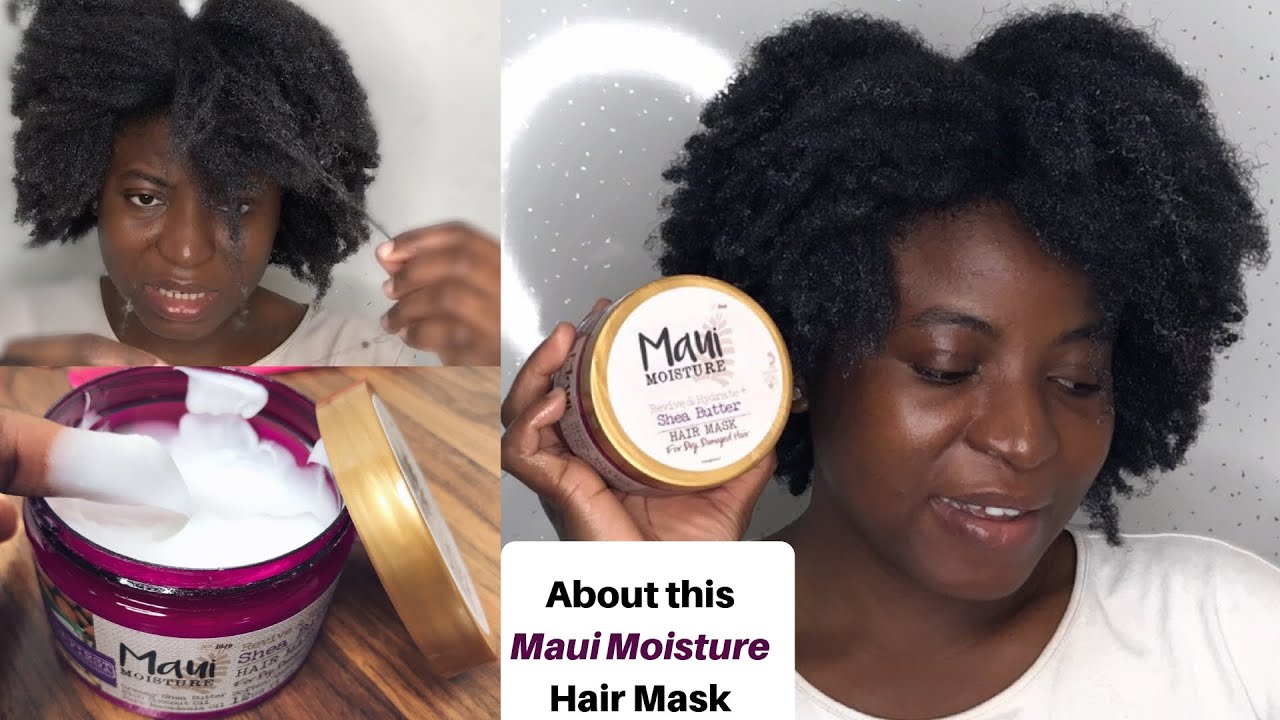 Maui Moisture Shea Butter Hair Mask Review + Demo | Kenny Olapade