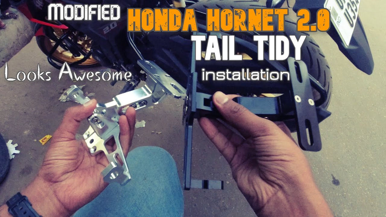 🔥| Honda Hornet 2.0 tail tidy | installation | Looks Awesome 🔥|