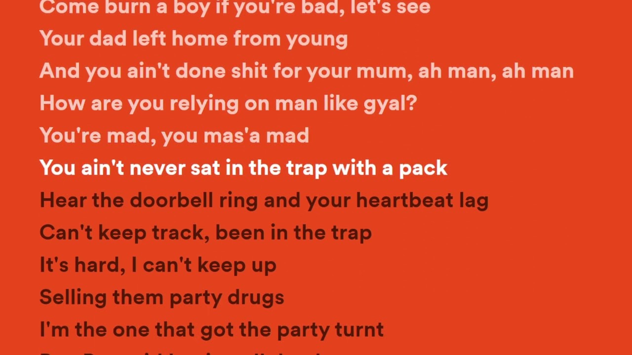 Central Cee - Day In The Life (Lyrics)