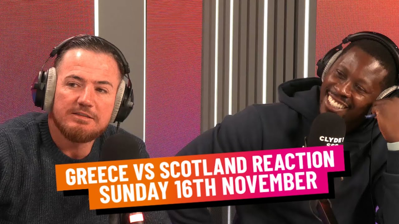 GREECE V SCOTLAND REACTION | SUNDAY 16TH NOVEMBER