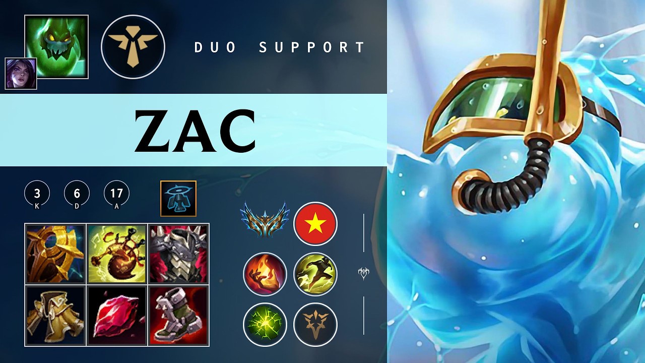 Zac Support vs Yuumi - VN Challenger Patch 26.04