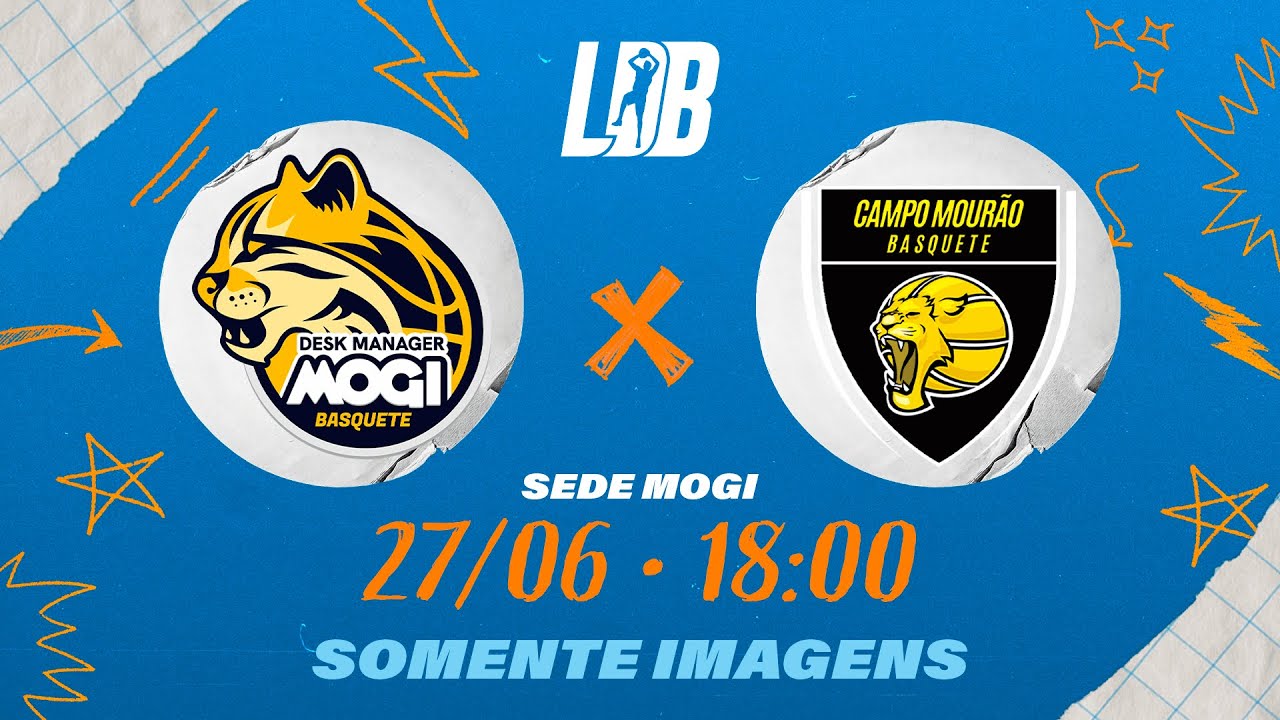 LDB 2025 | Mogi Basquete x Campo Mourão | 1ª Fase | Sede Mogi | 27/06/2025 | Só Imagens | 18:00