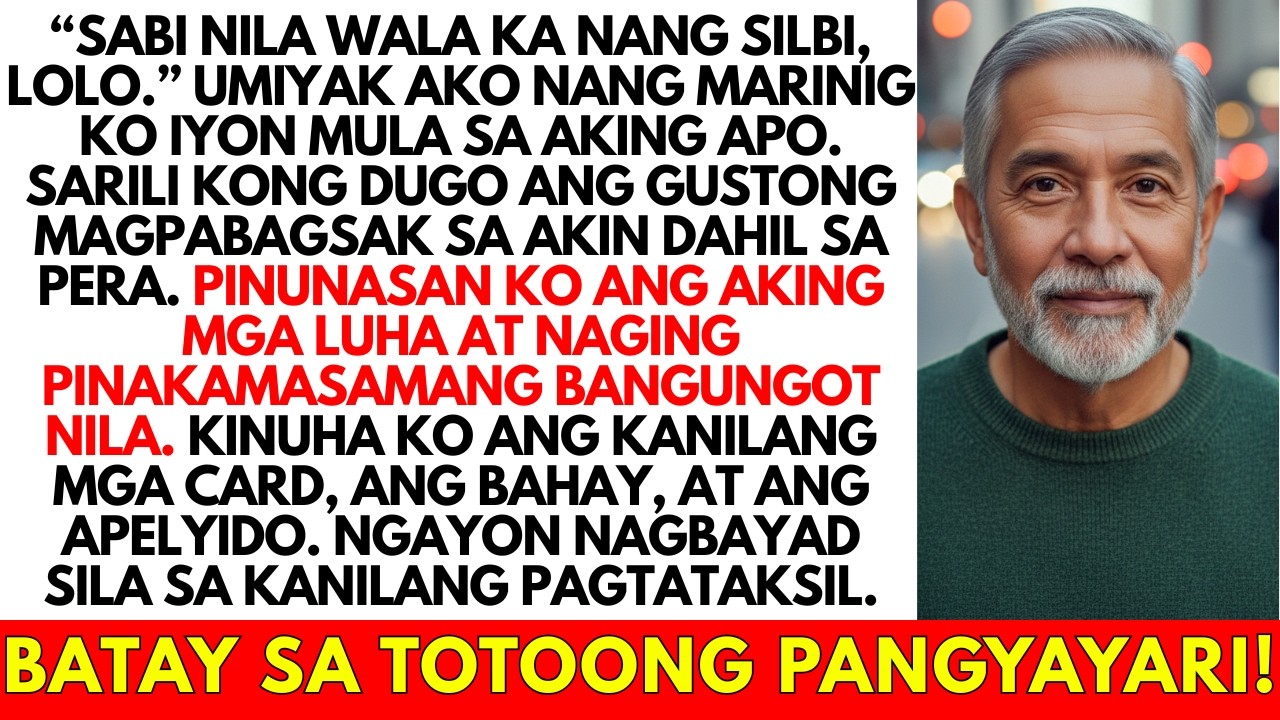 Lolo… Gabi Ngayon Kukunin ng Mga Magulang Ko Lahat,” Bulong ng Apo na Umiiyak