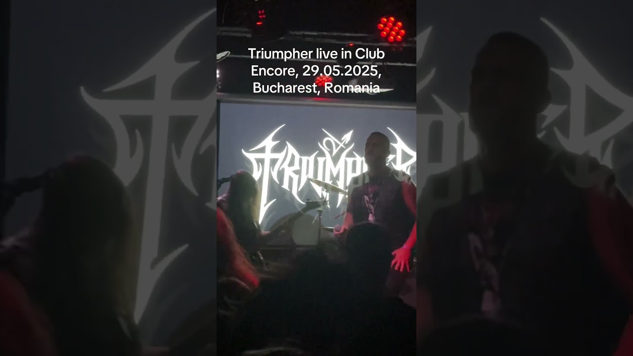 Triumpher live in Club Encore, 29.05.2025, Bucharest, Romania #shorts
