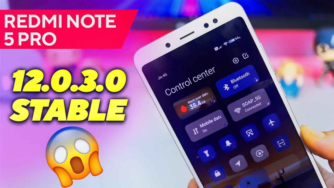 Update Redmi Note 5 Pro with MIUI 12.0.3.0 Stable Eu ROM