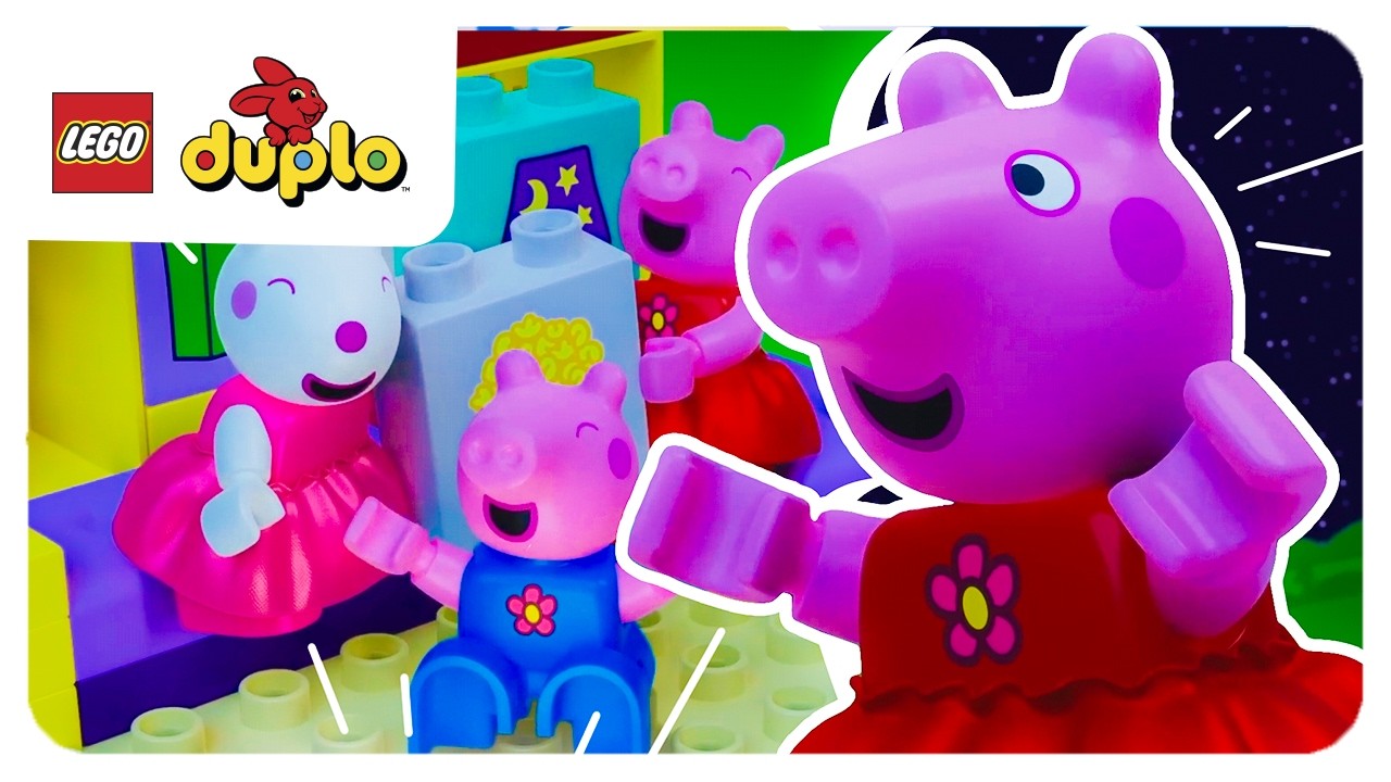 You’re invited to a sleepover with Peppa Pig!💤🎥📚 | Peppa Pig Tales | LEGO® DUPLO | LEGO® Little Ones