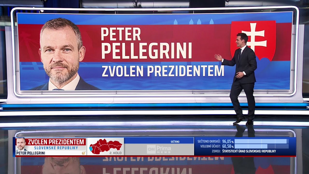 Peter Pellegrini bude novým slovenským prezidentem, ve 2. kole porazil Ivana Korčoka