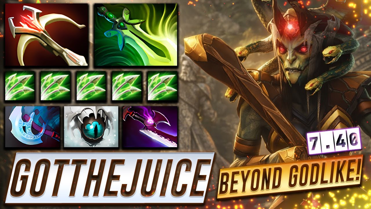 Gotthejuice Medusa Beyond Godlike - Dota 2 Pro Gameplay [Watch & Learn]
