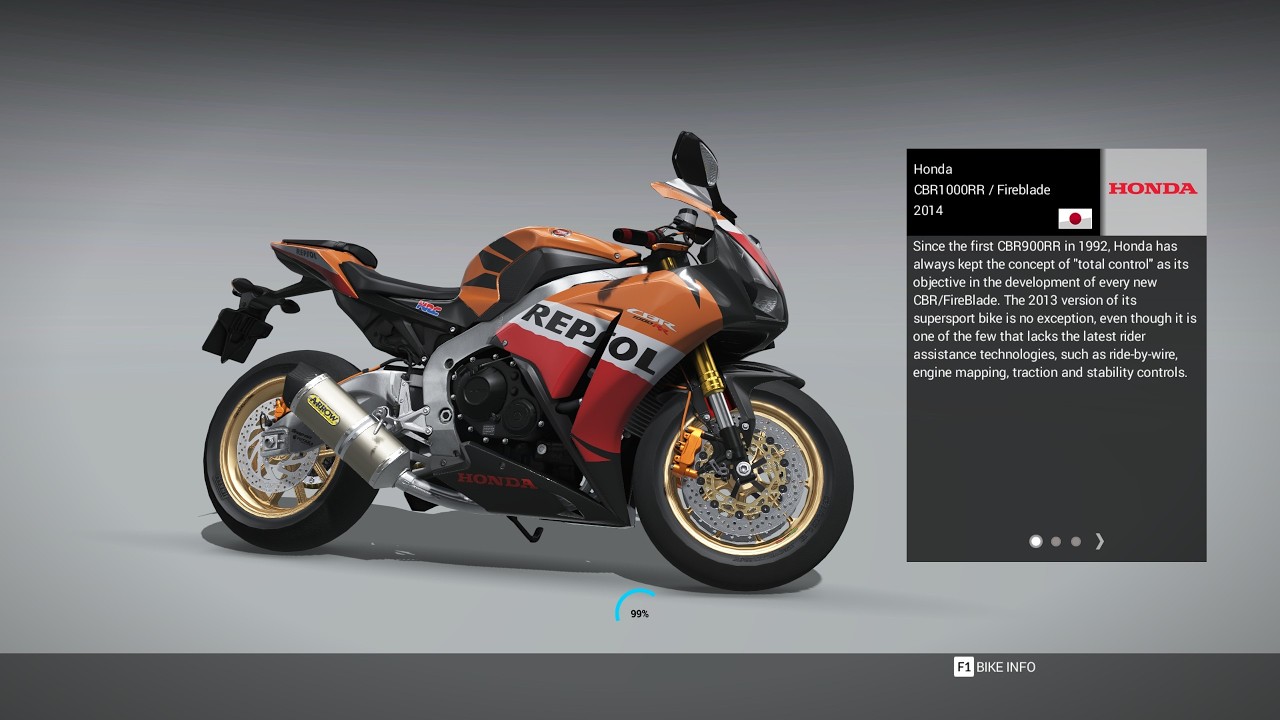 Ride 2 Honda CBR 1000RRR Fireblade 2014 Repsol French Riviera Full Circuit 2026 03 01