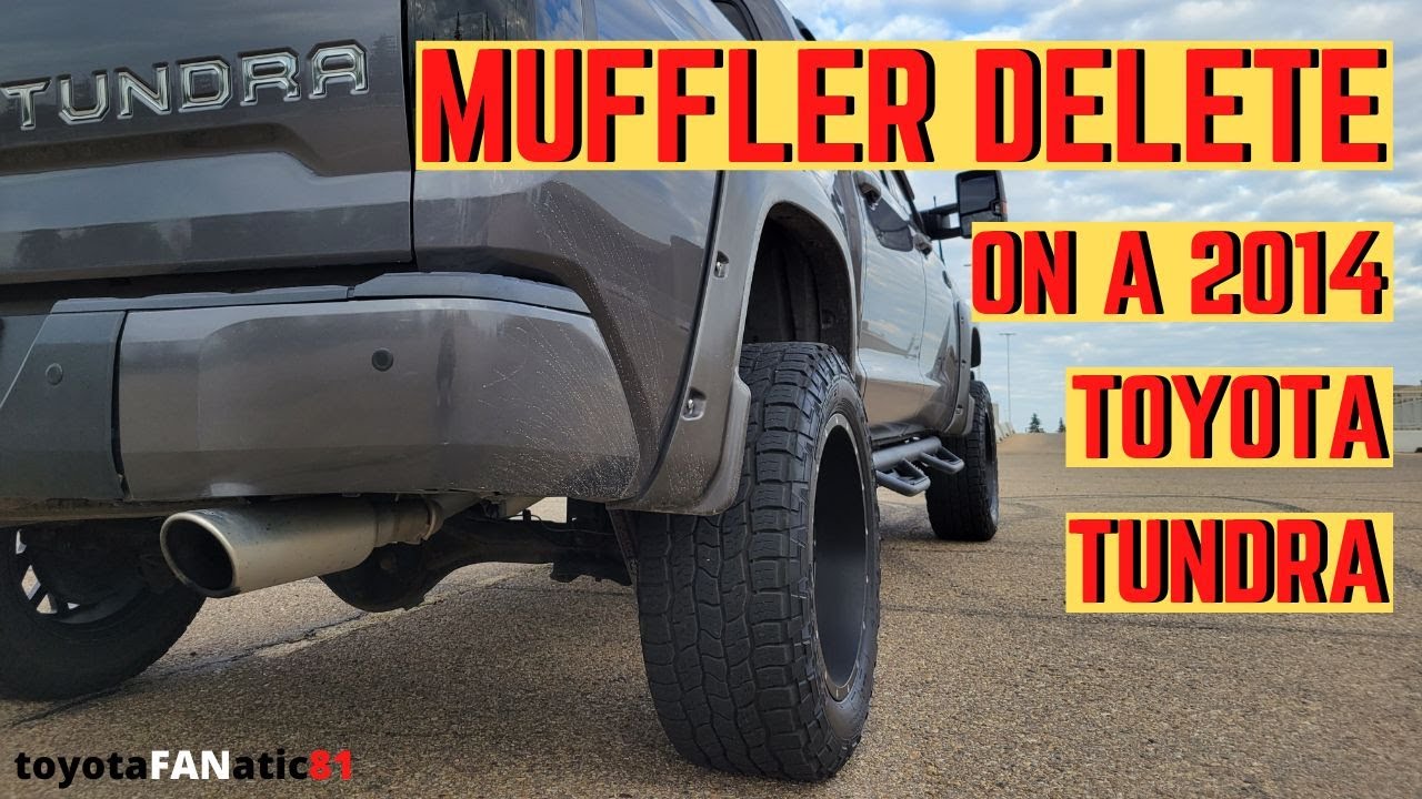 Muffler Delete on a 2014 Toyota Tundra Platinum CrewMax