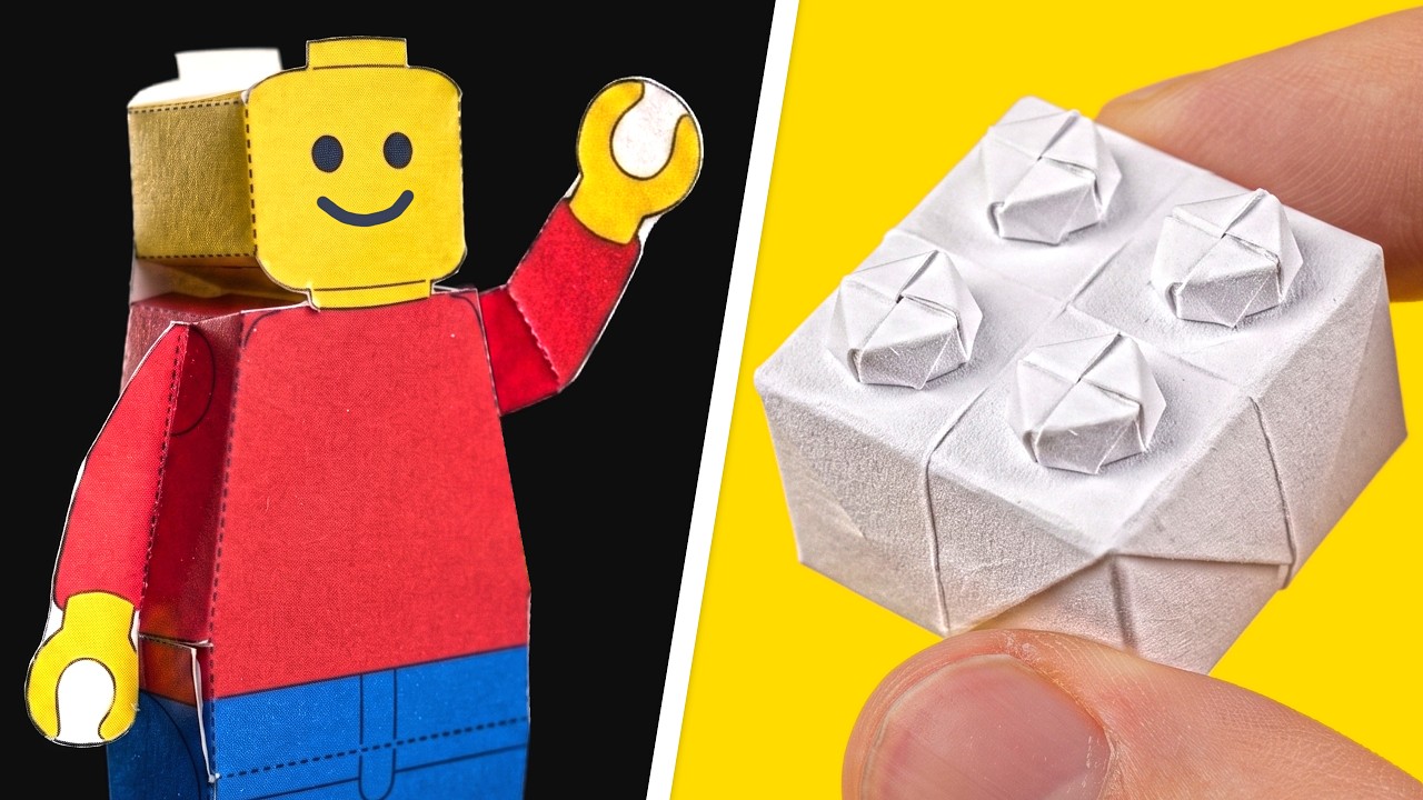 LEGO but it's PAPER...