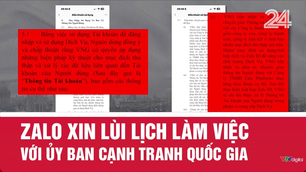 Zalo xin lùi lịch làm việc với Ủy ban Cạnh tranh quốc gia | VTV24