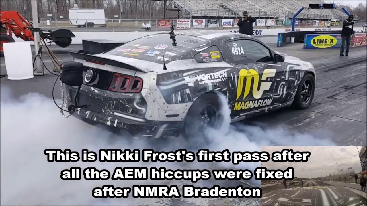 Nikki Frost first 8 Second Run!