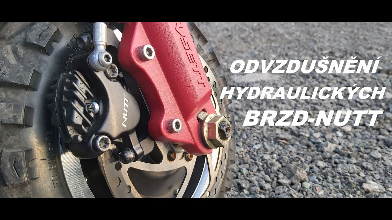 ODVZDUŠNĚNÍ HYDRAULICKÝCH BRZD NUTT