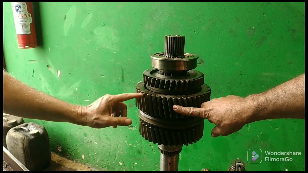 (parte1)Montagem de caixa de cambio ZF 16s1650