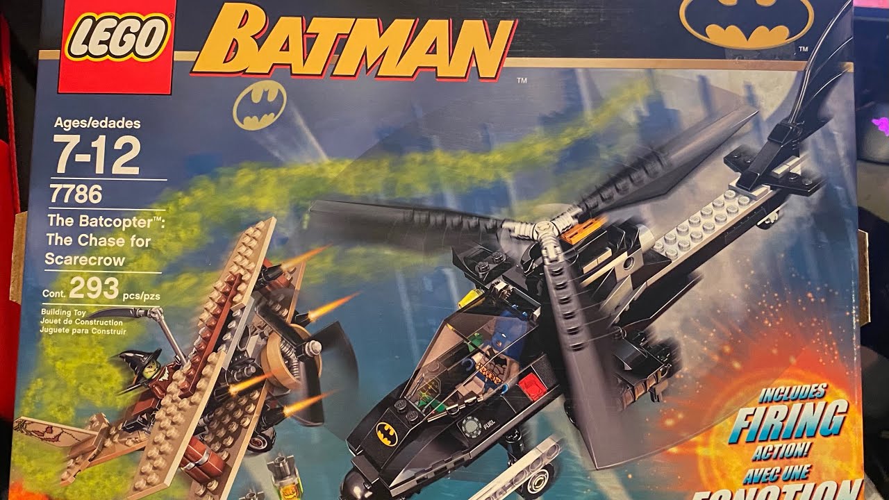 UNBOXING Rare Lego Batman BATCOPTER From 2007 (Set 7786)