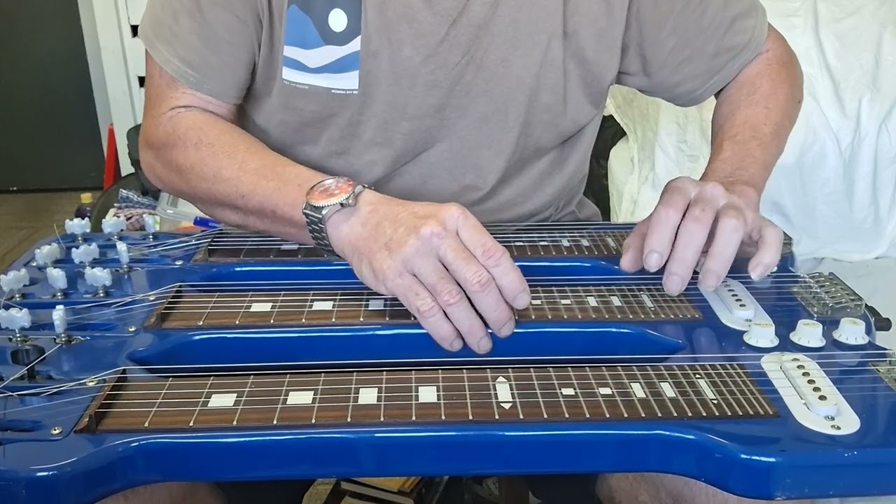 Triple Neck Slide Guitar 