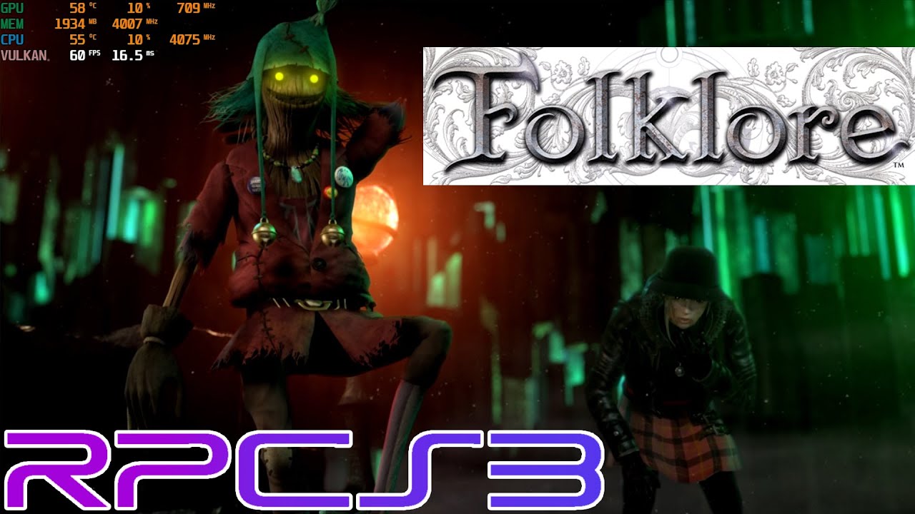 Folklore RPCS3 2021 Configuration 4k Resolution