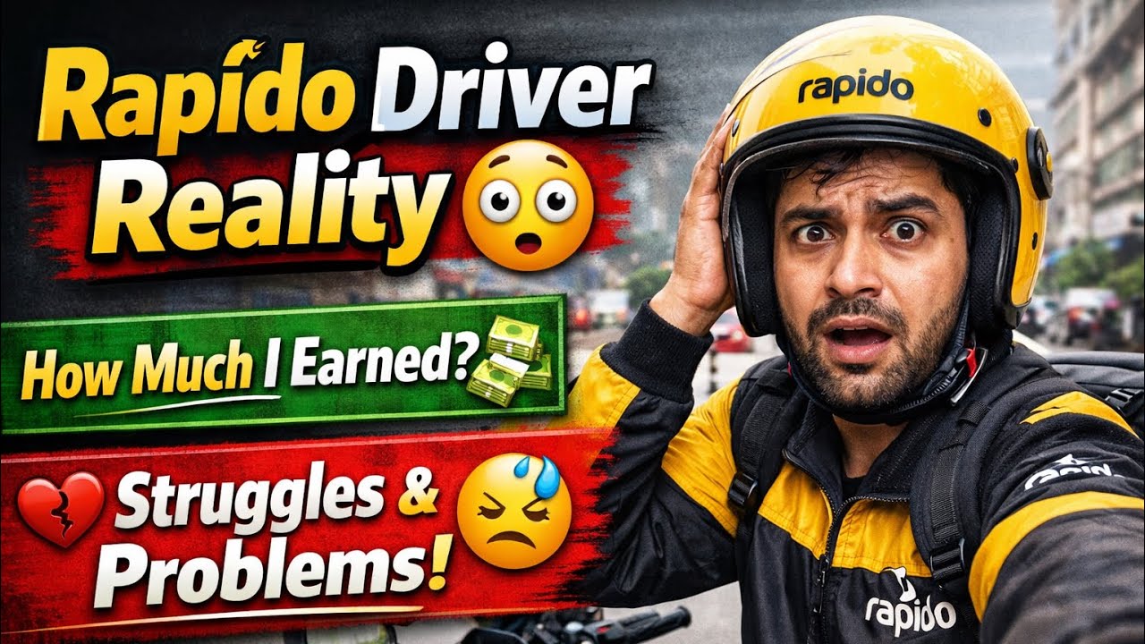 Rapido Rider Income Reality | Full Day Work, Earnings & Problems Explained