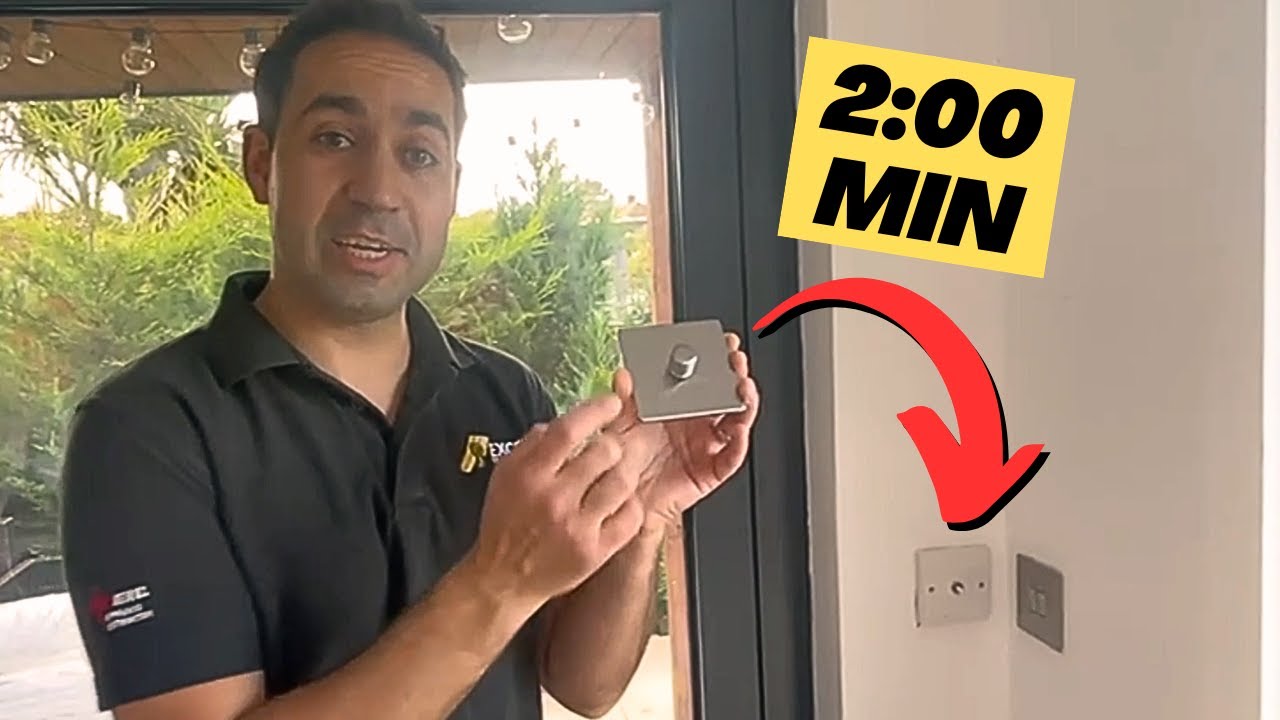 How To Replace A Dimmer Switch In 2 Minutes!