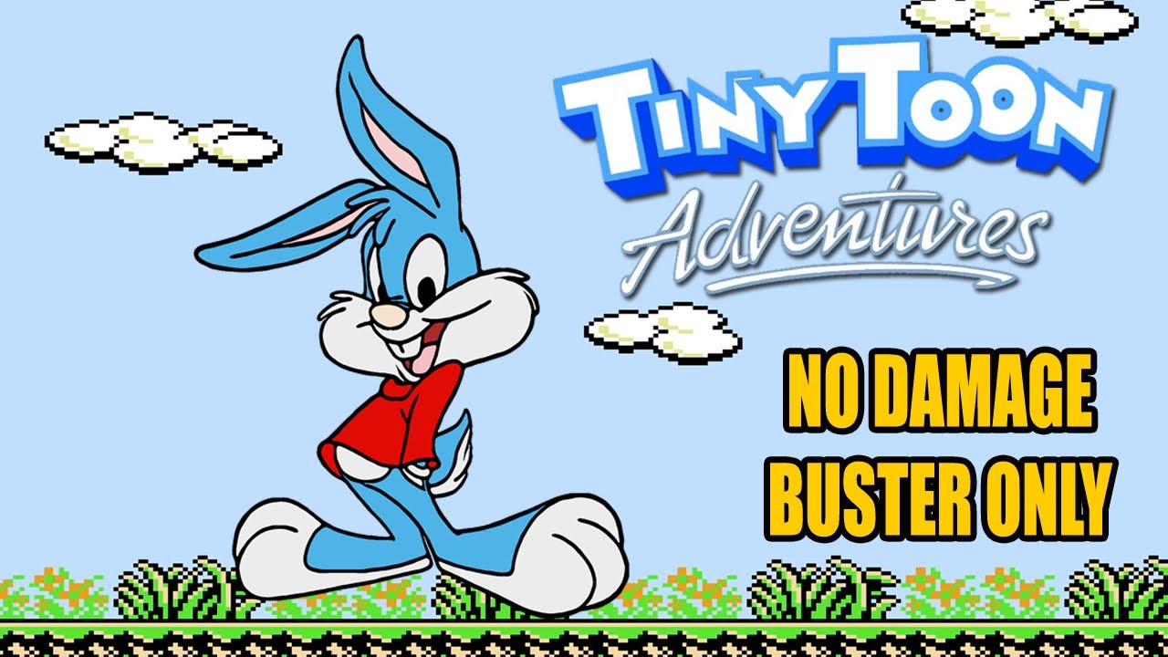 Tiny Toon Adventures (NES) – NO Damage Run | Buster Only | Real Hardware (Includes Duck Vader fight)