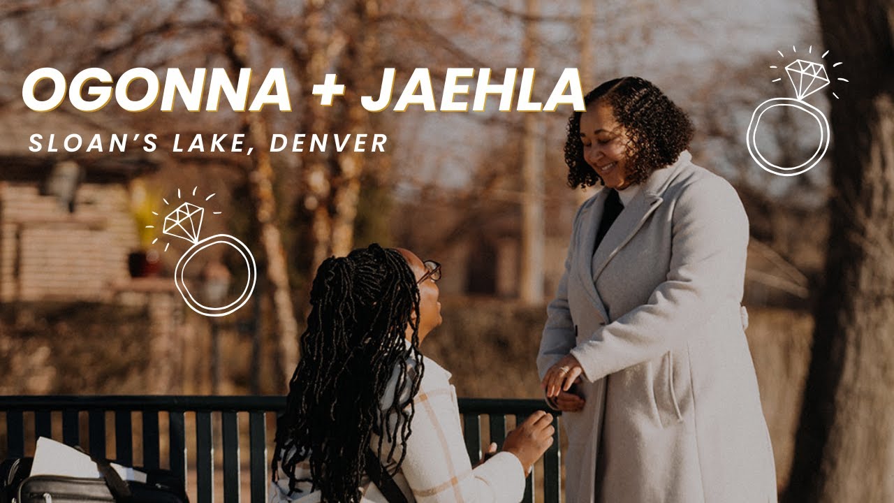 Ogonna & Jaehla's Proposal Video | Sloan's Lake in Denver, Colorado