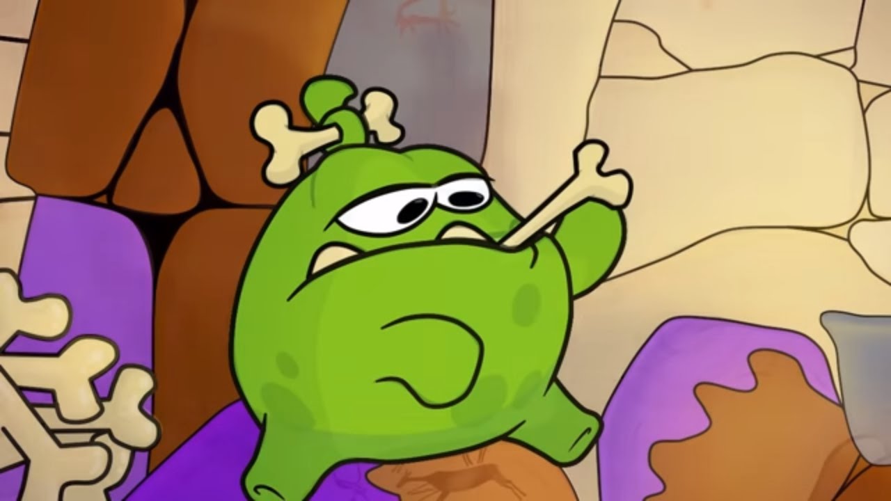 The Colouring Book! - Learning colours with Om Nom - Stone Age (Cut the Rope)