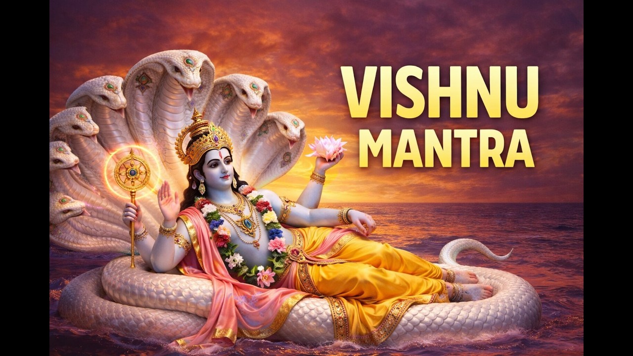 Vishnu Shatnam Stotram | Om Namo Narayanaya | Divine Vishnu Bhajan | Adi Shankaracharya