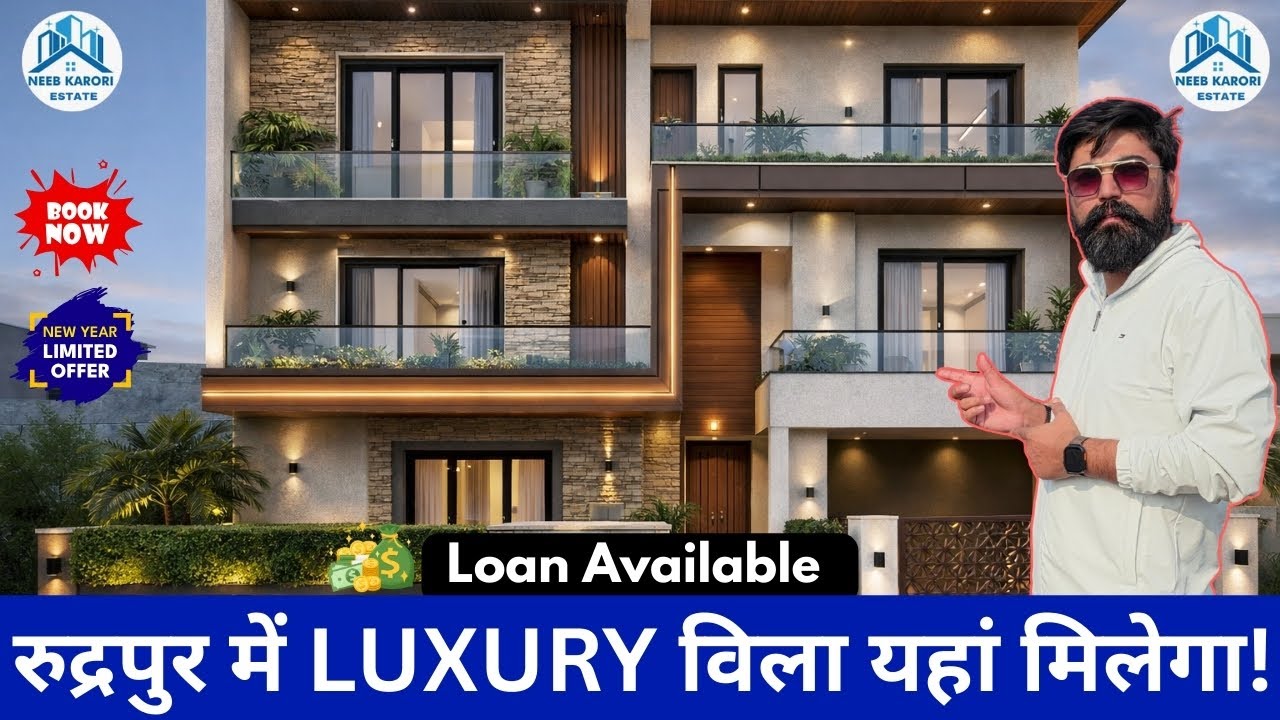 3 BHK Villa for Sale in Jainagar Dineshpur road Rudrapur 