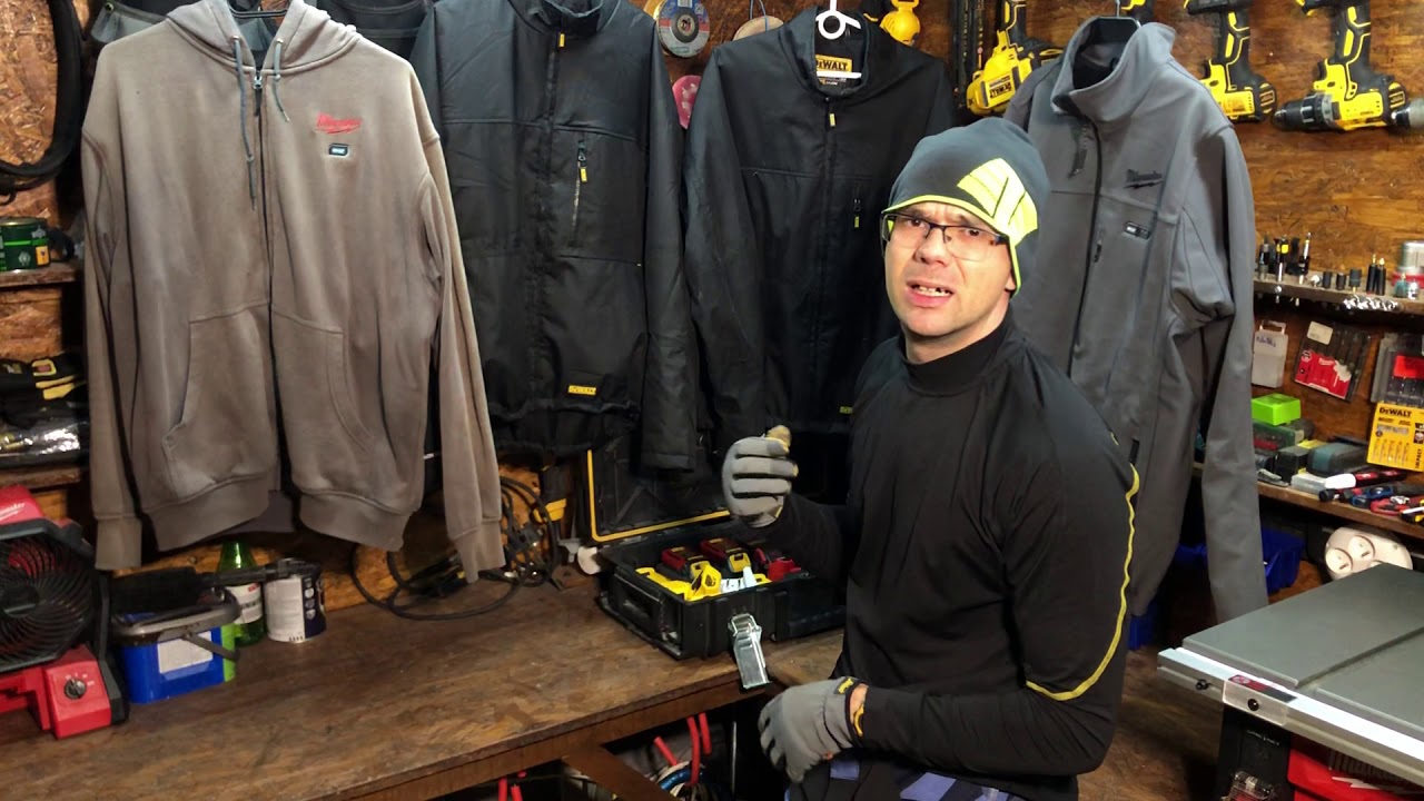 Kurtki i bluzy podgrzewane Milwaukee i Dewalt