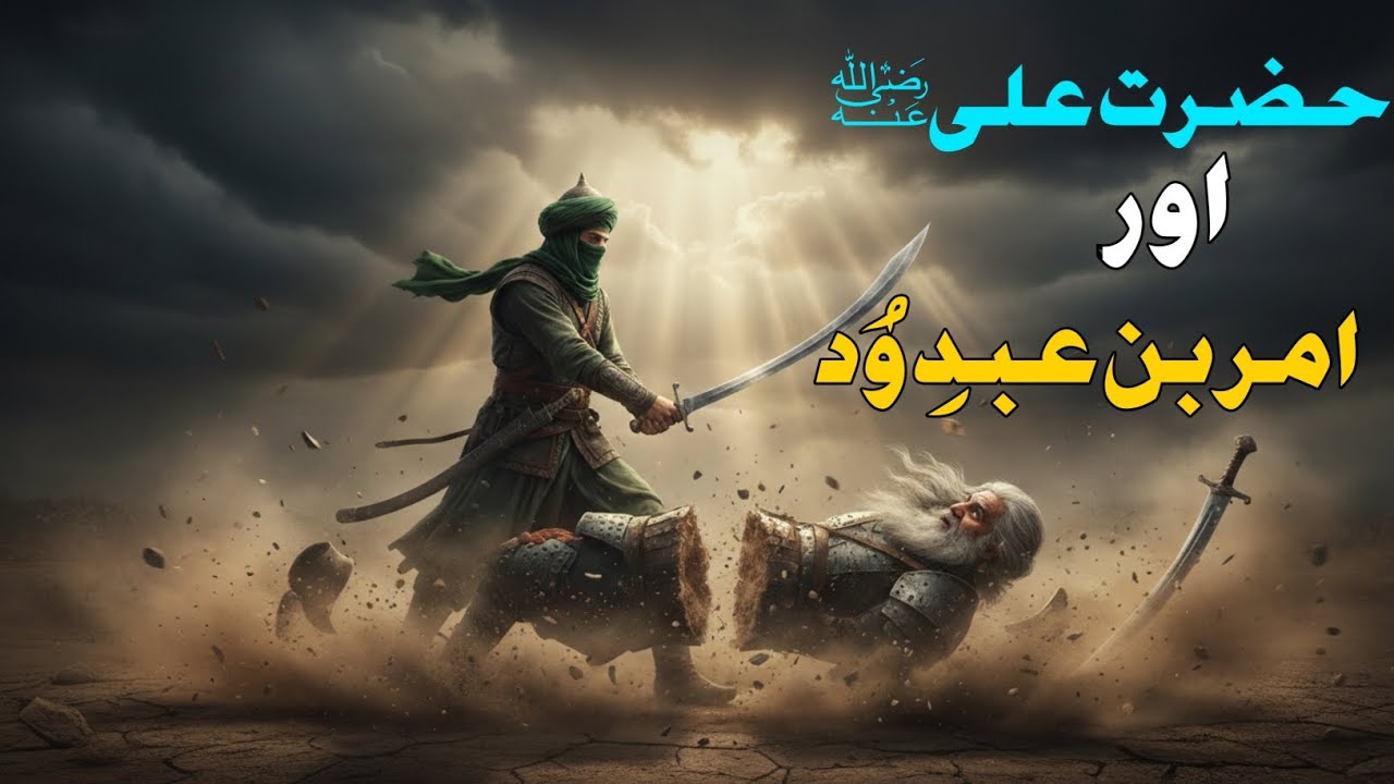 Hazrat Aliؓ vs Amr bin Abd-e-Wudd | Ghazwa-e-Khandaq ka Azeem Muqabla | Islamic History