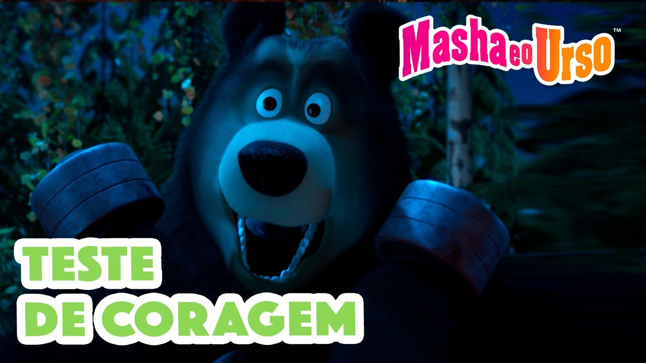 Masha e o Urso 👱‍♀️🐻 💪 Teste de coragem 😨🙅‍♀️ Coleção de desenhos animados