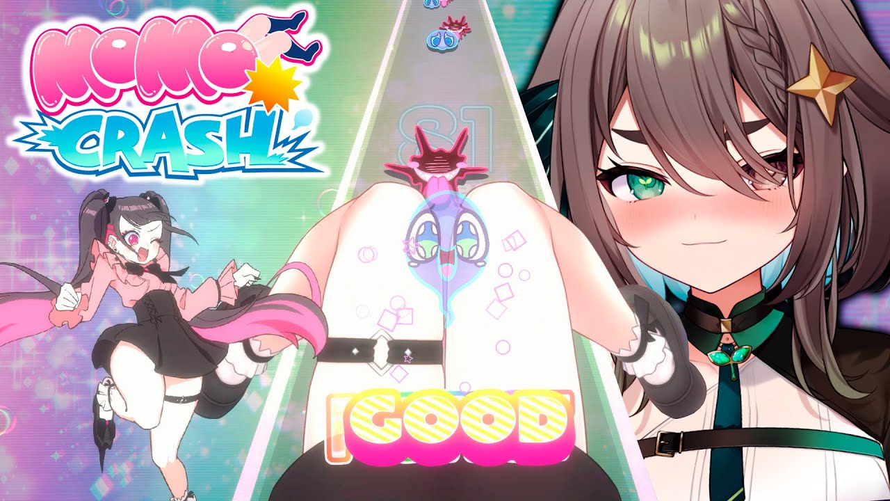🟢 【ES/JP】COMO QUE JUEGO DE MUSLOS!?!? | Momo Crash