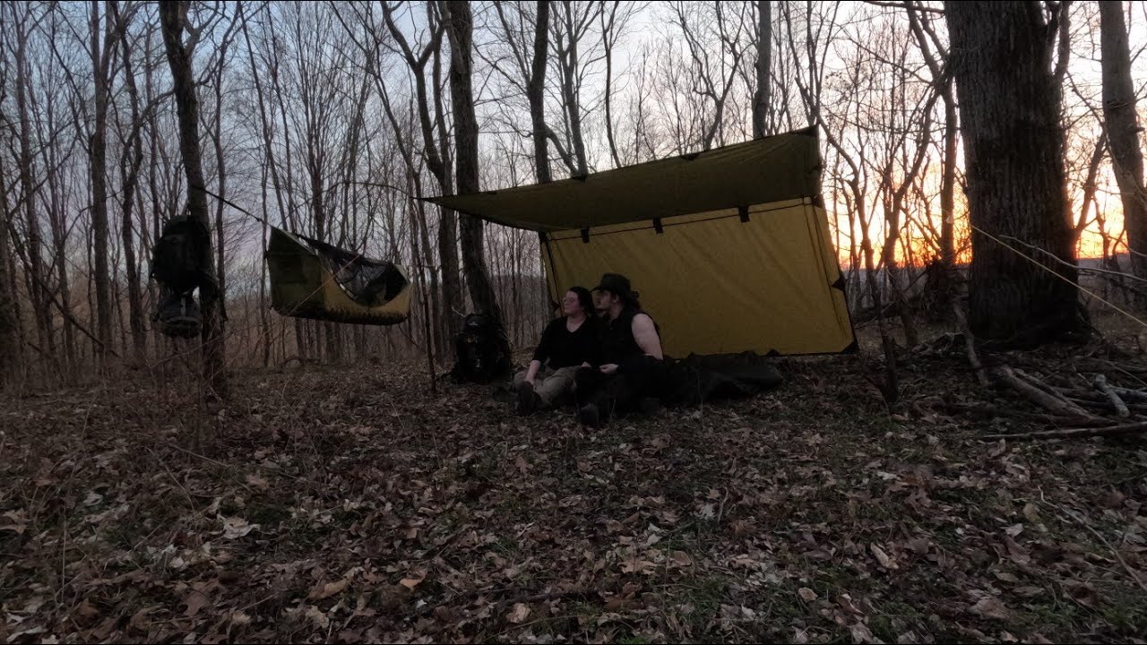 Taking my wife bushcraft camping