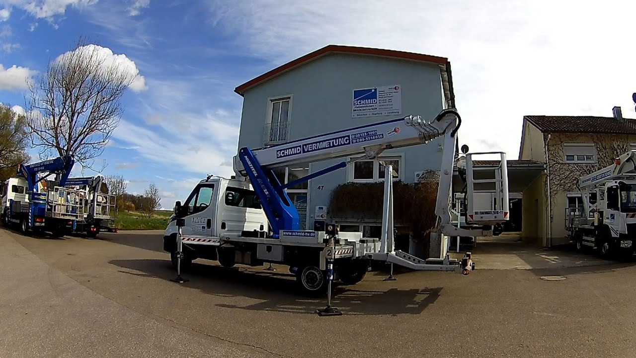 Einweisungsvideo LKW-Bühne LTK 247 - SCHMID Hebebühnen- Minikranverleih