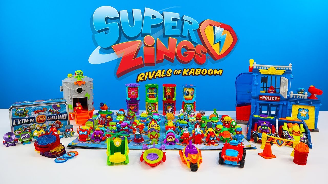 Superzings Series 2 Complete Collection & Gold Hideouts