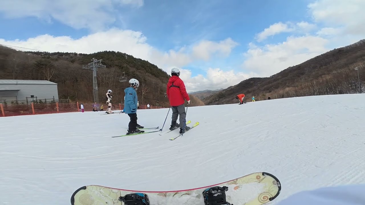 하이원 리조트 초보 스키 초등5학년,3학년 #엄마강습 