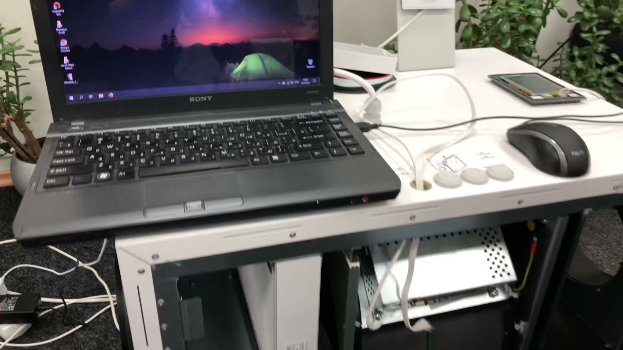 Підключення вентиляційної установки Komfovent ( автоматика  C6 ) до ноутбуку з Windows 10