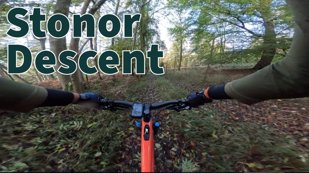 Descent into Stonor, near Henley-on-Thames (Route from MBUK October 2024)