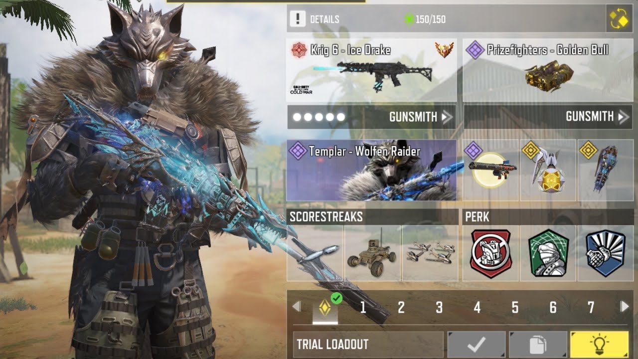 Mythic Krig 6 Ice Drake is unbeatable with the Templar Wolfen Raider to drop an MVP S&D Clip in CODM