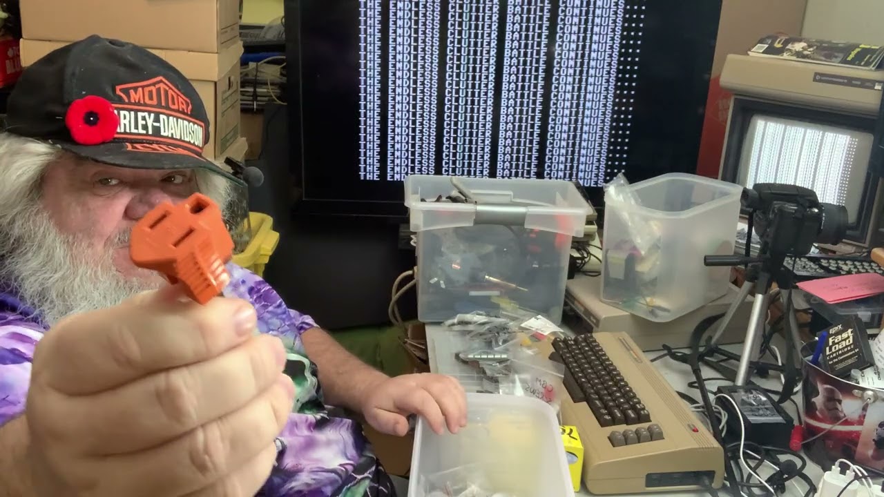 Commodore 64 Tidying Up Clutter Sorting Tools Vic-20 Chips 1541 Disks Endless It Is - Episode 3149