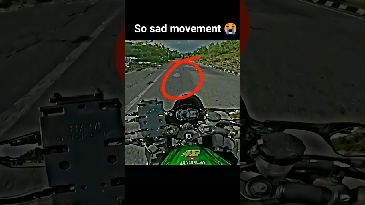 So sad movement 😭 | Bird 🐦 accident ho Gaya Aalyan vlog ke Bike se 😭|#shorts#bike @aalyanvlogs1299