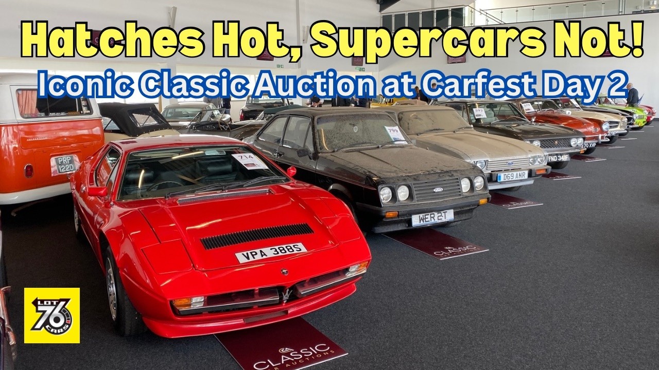 Iconic Classic Car Auction at Silverstone DAY 2 - My PICKS, SALE RESULTS and BID TO PRICES