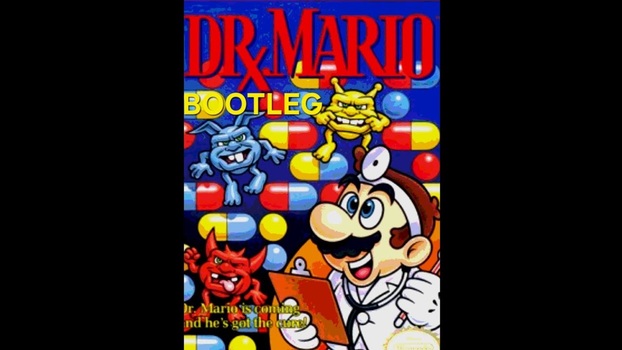 CRT TV-NES-BOOTLEG DR. MARIO