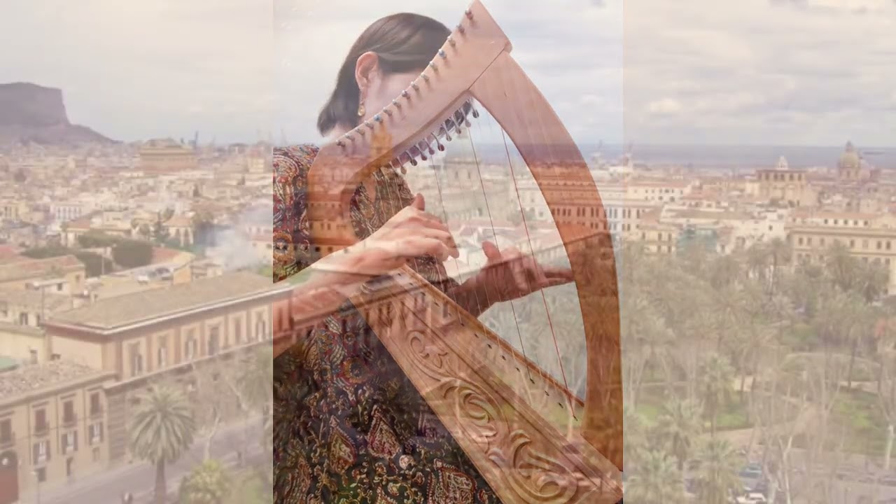 小さなハープでシチリアーナ/ototsubu harp 15strings おとつぶハープ15弦/ Siciliana / Small Harp
